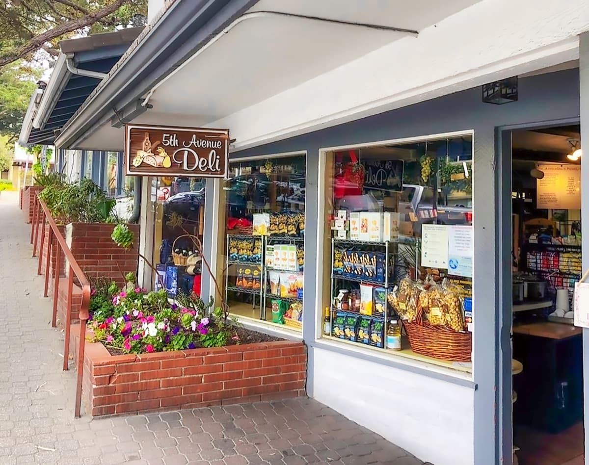 5th Ave. Deli & Catering Co. storefront in Carmel-by-the-Sea